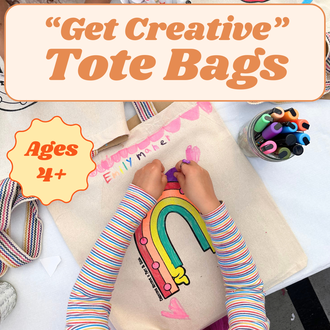 "Get Creative" Tote Bags
