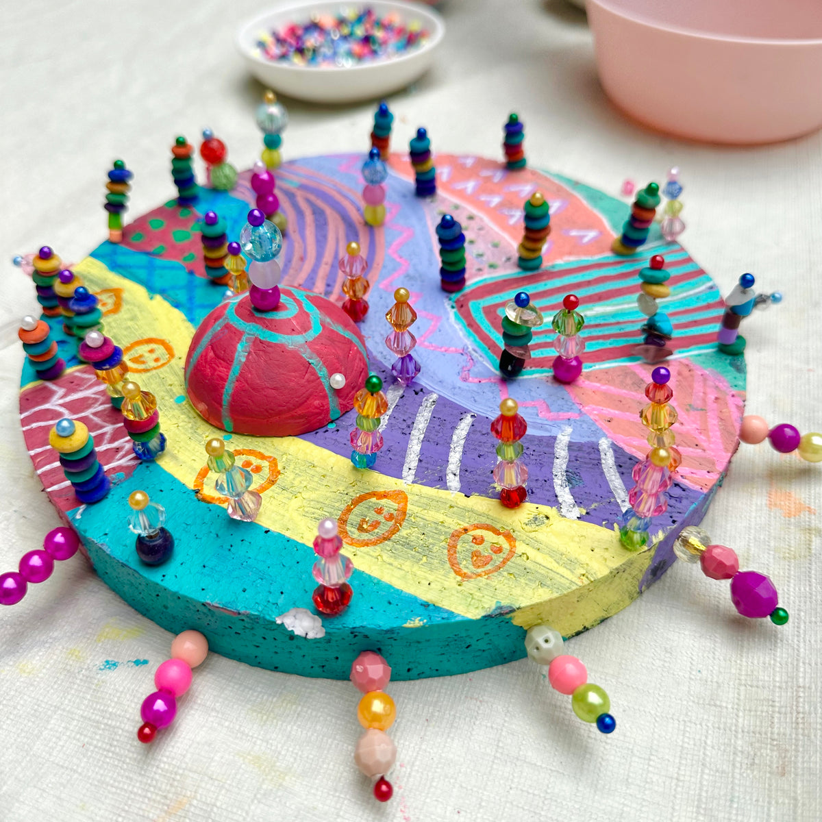 Beaded Pin Art Lesson Plan & Video Tutorial [Digital Download]