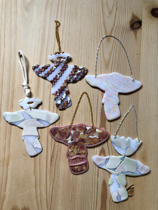 Mushroom Mini Wall Charms