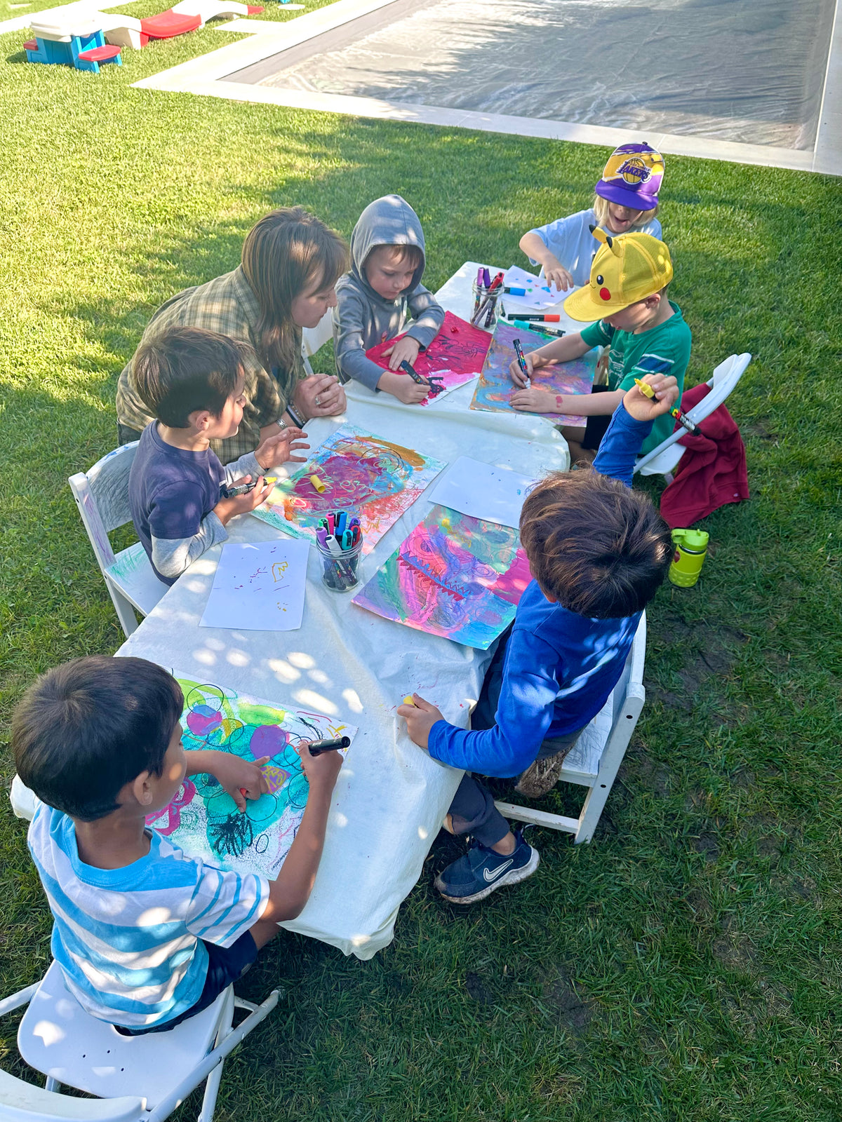 Tues 1p Studio City Art Class!
