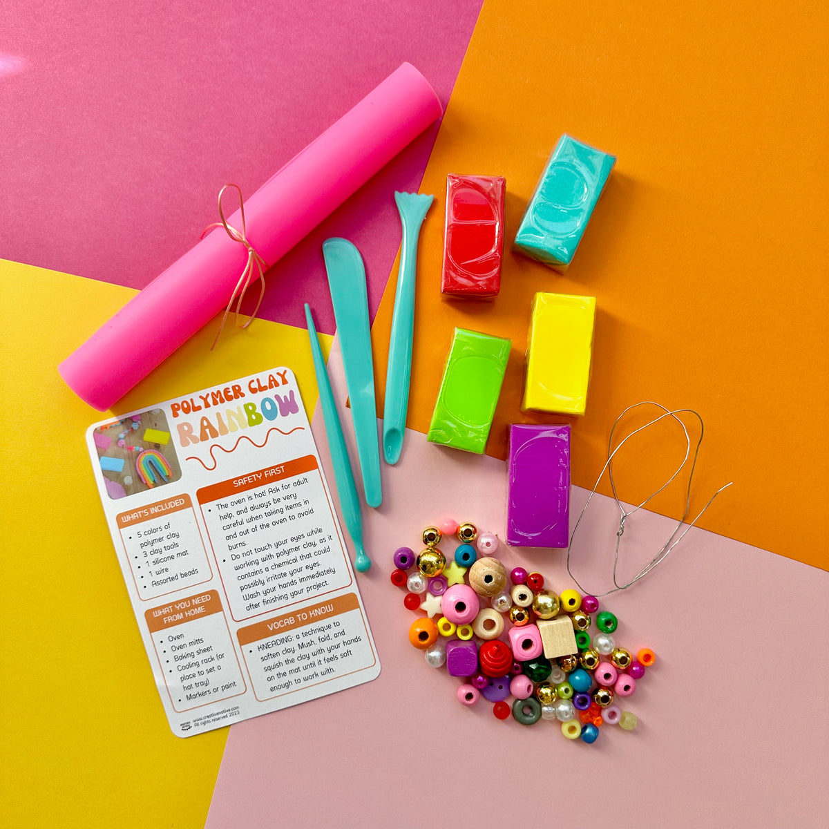 Polymer Clay Raiinbow Kit